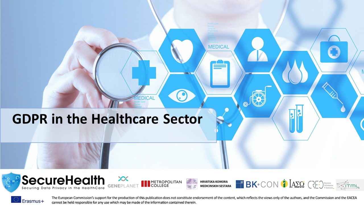 Module 1: GDPR in the Healthcare sector